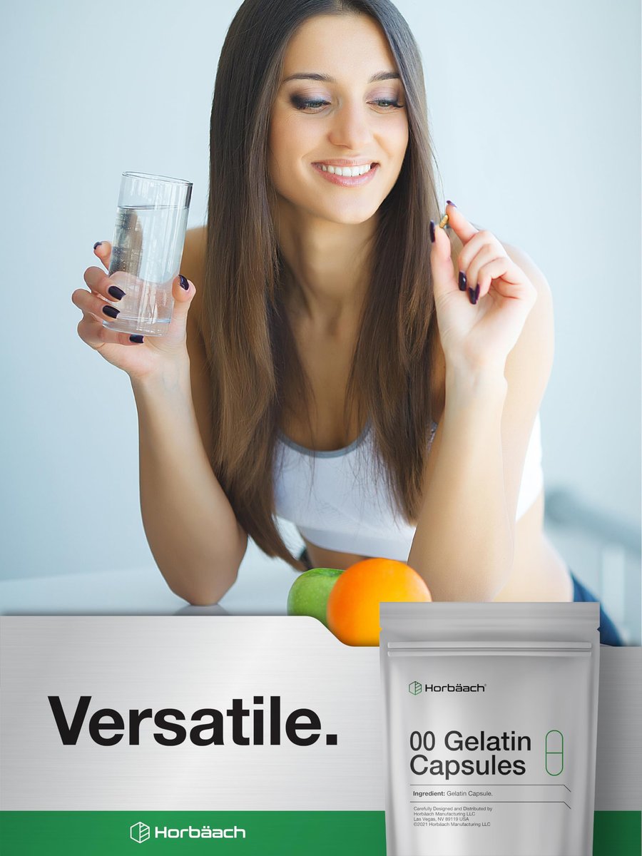 Leere Kapseln Größe 00 | 1000 Klare Gelatinekapseln | Wiederverschließbarer Beutel | Non-GMO, Glutenfrei | Von Horbaach