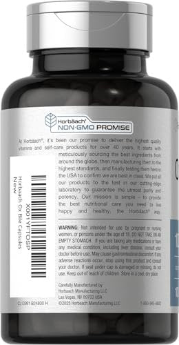 Horbäach Ox Galle Supplement | 1000 mg | 100 Kapseln | Verdauungsenzyme | Non-GMO & Glutenfrei