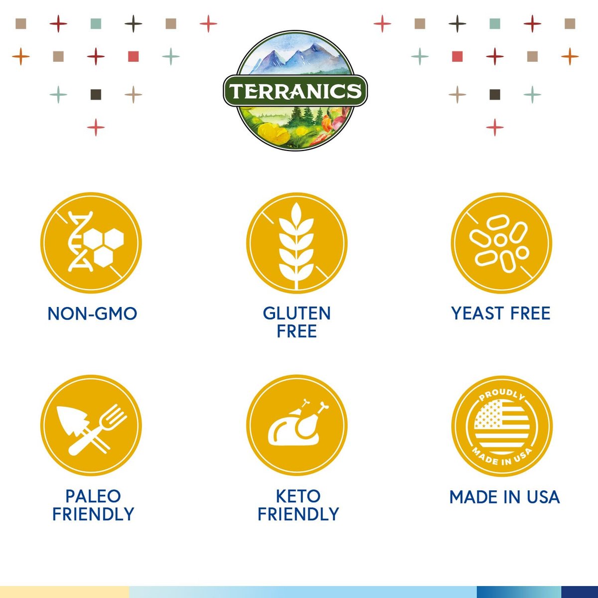 Terranics Probiotika 60 Milliarden CFU, 20 Stämme, 60 vegane Kapseln - Präbiotika & Probiotika, haltbares Nahrungsergänzungsmittel für Männer & Frauen, Non-GMO, ohne Soja, Milch & Gluten