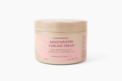 KeraCare CurlEssence Feuchtigkeitsspendende Kokos-Curling-Creme mit jamaikanischem schwarzem Rizinusöl und Kokosöl – für lockiges Haar – silikon- und parabenfrei – 319 g
