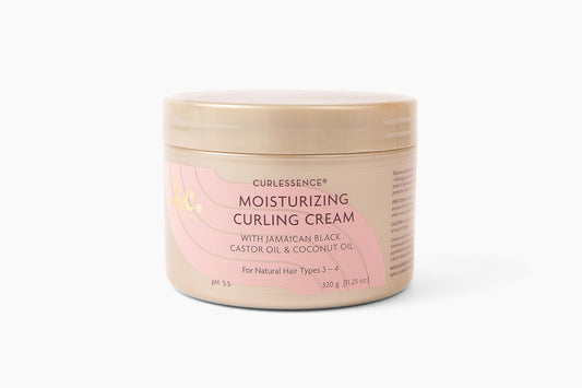 KeraCare CurlEssence Feuchtigkeitsspendende Kokos-Curling-Creme mit jamaikanischem schwarzem Rizinusöl und Kokosöl – für lockiges Haar – silikon- und parabenfrei – 319 g