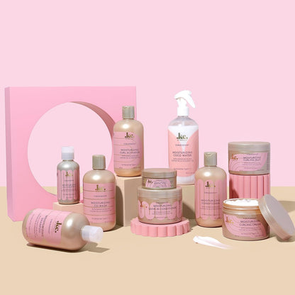 KeraCare CurlEssence Feuchtigkeitsspendende Kokos-Curling-Creme mit jamaikanischem schwarzem Rizinusöl und Kokosöl – für lockiges Haar – silikon- und parabenfrei – 319 g