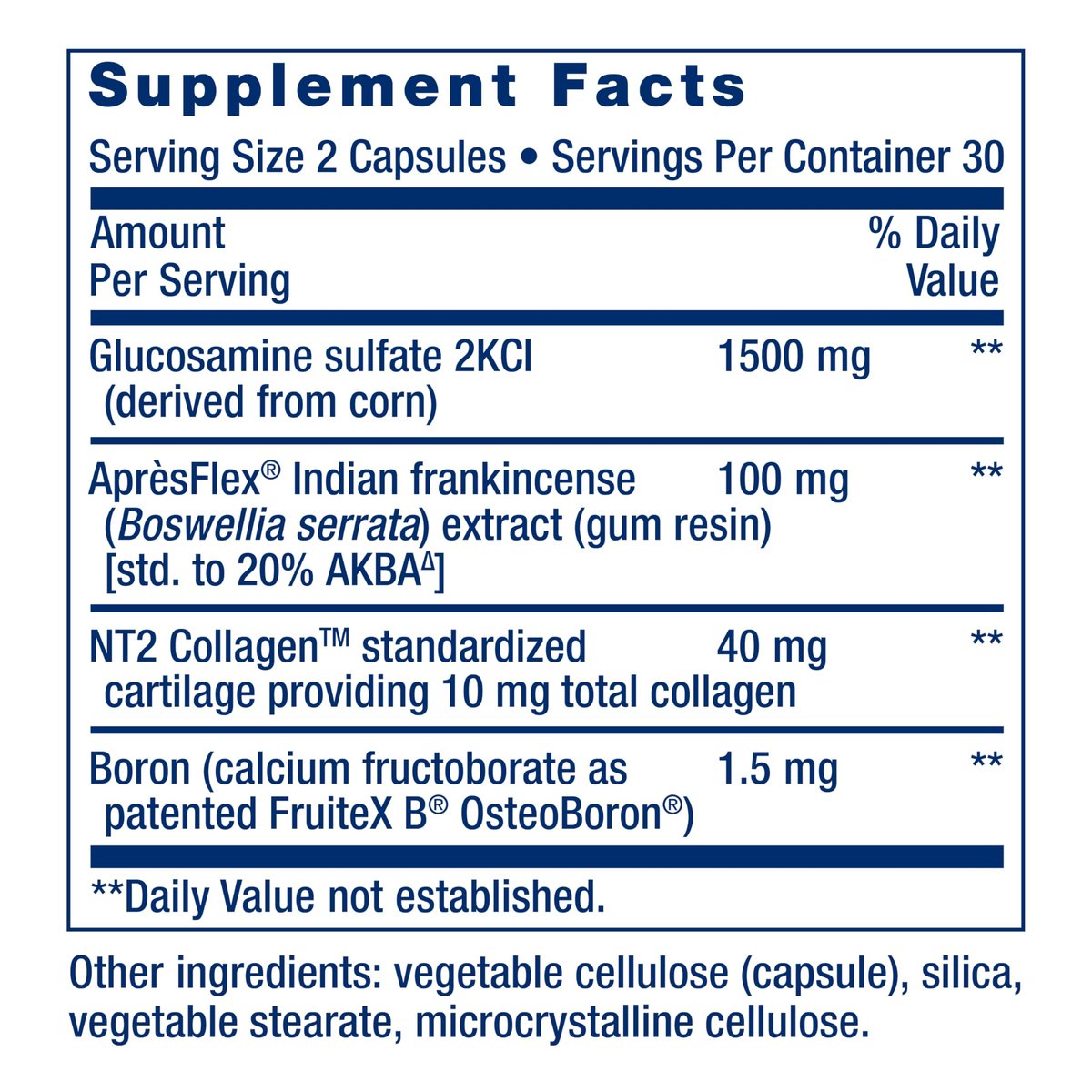 Life Extension ArthroMax® Advanced NT2 Collagen™ & AprèsFlex® – Gelenkgesundheit, Mobilität, Glucosaminsulfat, Boswellia, 60 Kapseln, glutenfrei, nicht gentechnisch verändert