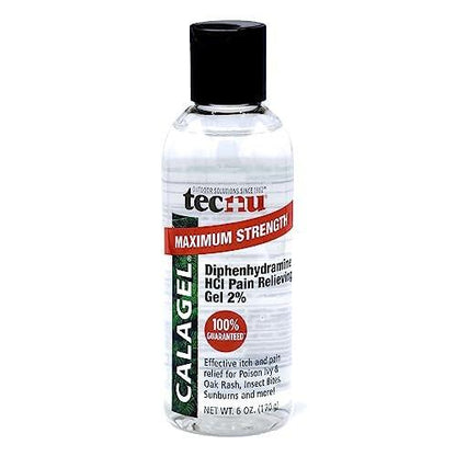 Tecnu Calagel Anti-Juckreiz Gel, Maximale Stärke gegen Giftefeu, Hautausschläge, Insektenstiche und leichte Verbrennungen, 177 ml