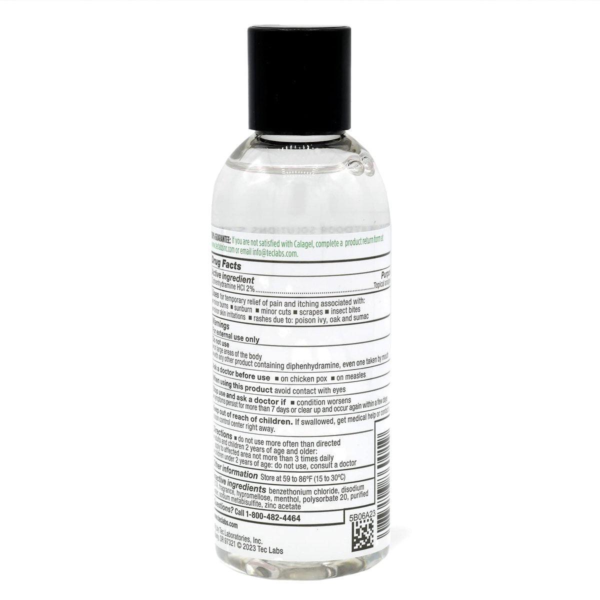 Tecnu Calagel Anti-Juckreiz Gel, Maximale Stärke gegen Giftefeu, Hautausschläge, Insektenstiche und leichte Verbrennungen, 177 ml