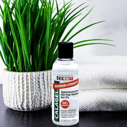 Tecnu Calagel Anti-Juckreiz Gel, Maximale Stärke gegen Giftefeu, Hautausschläge, Insektenstiche und leichte Verbrennungen, 177 ml