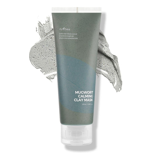 IsNtree Mugwort Calming Clay Mask 100ml – Beruhigende Tiefenreinigung für empfindliche Haut