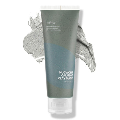 IsNtree Mugwort Calming Clay Mask 100ml – Beruhigende Tiefenreinigung für empfindliche Haut