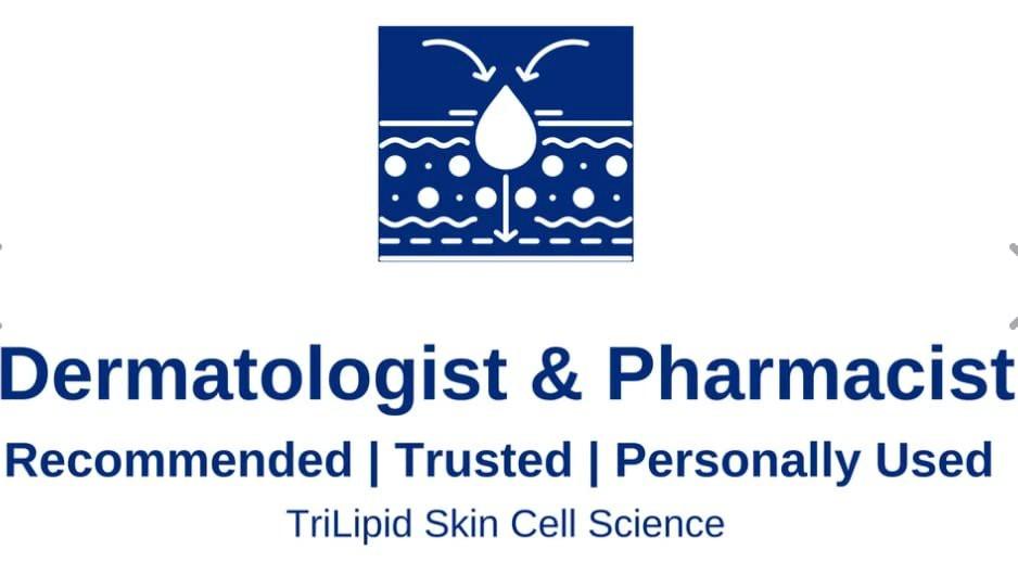 Trilipiderm Protective Day Crème SPF 30 2er-Pack – Tagesfeuchtigkeitscreme mit Sonnenschutz für trockene und empfindliche Haut, Anti-Aging-Gesichtscreme, 1,7 oz Luftlose Pumpflaschen