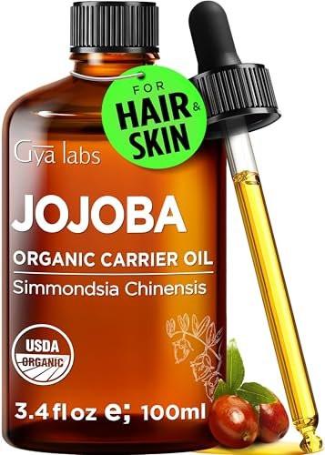 Gya Labs USDA Bio-Jojobaöl - 100 ml - Trägeröl für Haare, Haut, Gesicht, Kopfhaut & Körpermassage