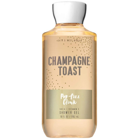 Bath & Body Works Champagner Toast Duschgel, Nährende Reinigung mit Pro-Vitamin B5 & Aloe, Spritziger Champagner & Beeren Duft, Sanft für die tägliche Anwendung, 295 ml - 1 Packung