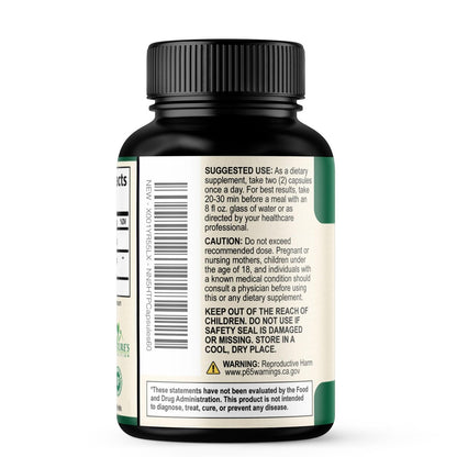 5-HTP Kapseln, 180 mg pro Portion – 5 HTP Supplement plus Calcium für Gehirngesundheit & Schlafunterstützung, Extra starke Griffonia Simplicifolia 5-HTP Formel, 5HTP, in den USA abgefüllt – 60 Kapseln