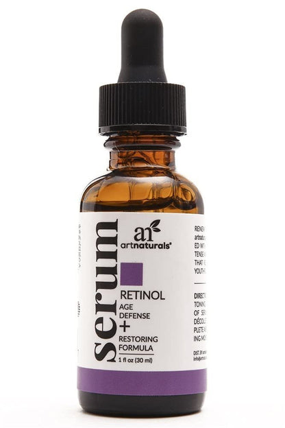 ArtNaturals Retinol Serum – 30 ml Anti-Aging Gesichtsserum mit Hyaluronsäure und Vitamin E