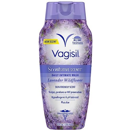 Vagisil Intimwaschgel Frühlingsflieder, pH-ausgeglichen, gynäkologisch getestet, 355 ml