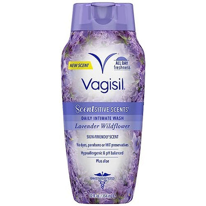 Vagisil Intimwaschgel Frühlingsflieder, pH-ausgeglichen, gynäkologisch getestet, 355 ml