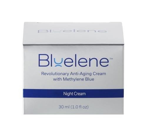 Bluelene Anti-Falten Nachtcreme mit Methylenblau – Revolutionäre Hautpflege für empfindliche Haut (30 ml)