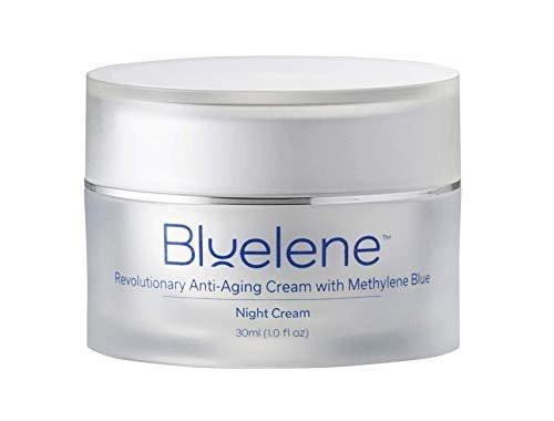 Bluelene Anti-Falten Nachtcreme mit Methylenblau – Revolutionäre Hautpflege für empfindliche Haut (30 ml)