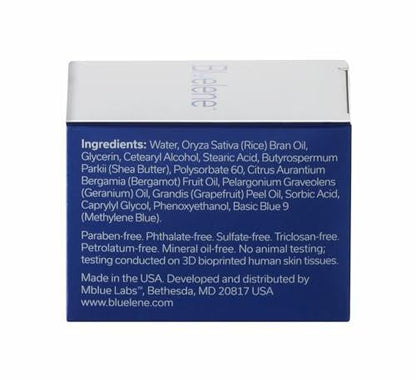 Bluelene Anti-Falten Nachtcreme mit Methylenblau – Revolutionäre Hautpflege für empfindliche Haut (30 ml)