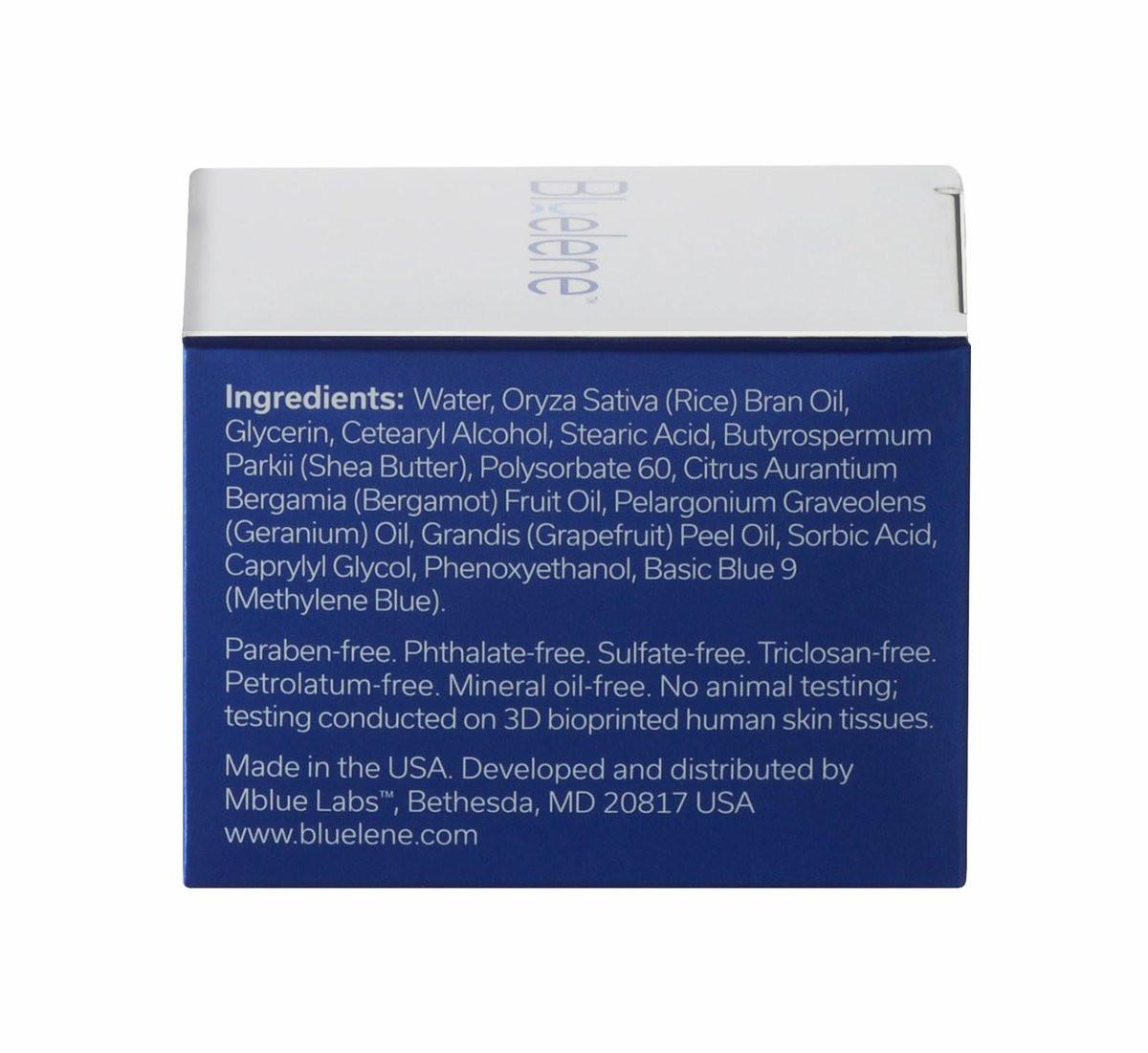 Bluelene Anti-Falten Nachtcreme mit Methylenblau – Revolutionäre Hautpflege für empfindliche Haut (30 ml)