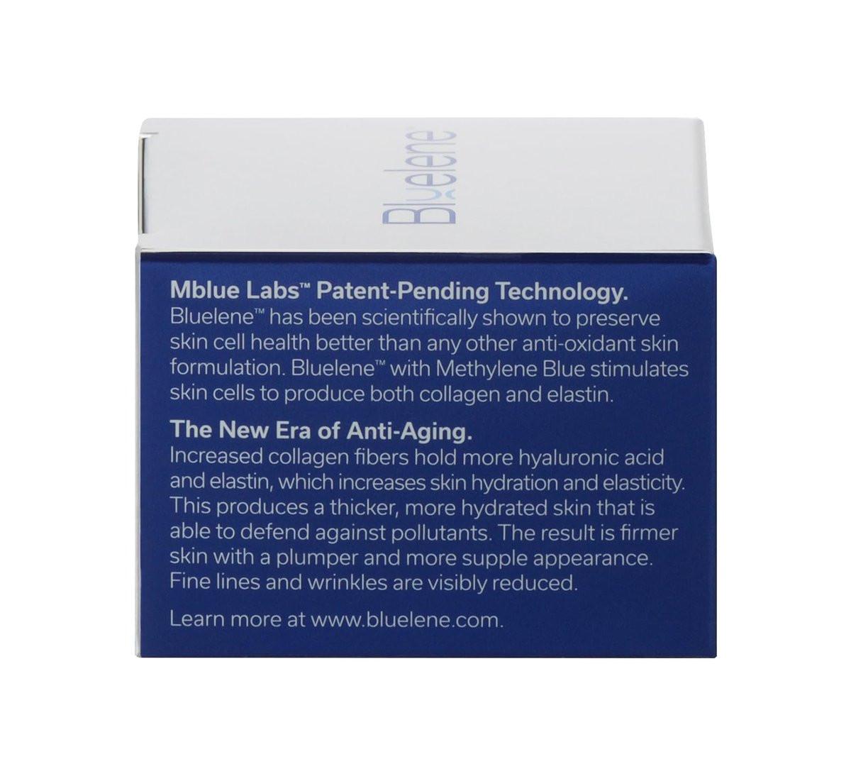 Bluelene Anti-Falten Nachtcreme mit Methylenblau – Revolutionäre Hautpflege für empfindliche Haut (30 ml)