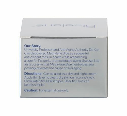 Bluelene Anti-Falten Nachtcreme mit Methylenblau – Revolutionäre Hautpflege für empfindliche Haut (30 ml)