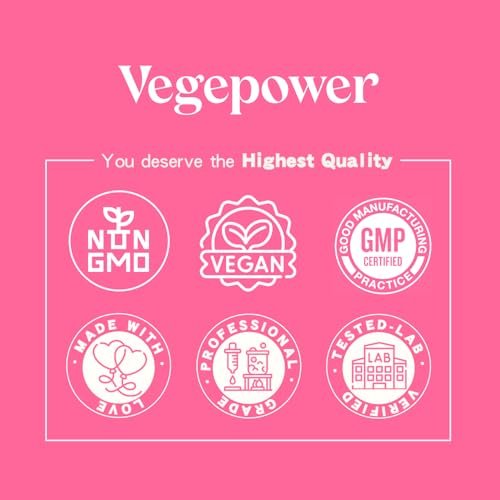 VEGEPOWER Biotin Gummies 10000mcg – Vegane Biotin Vitamine für Haarwachstum, gesunde Haut & Nägel, für Frauen & Männer – Nicht-GMO, 60 Stück