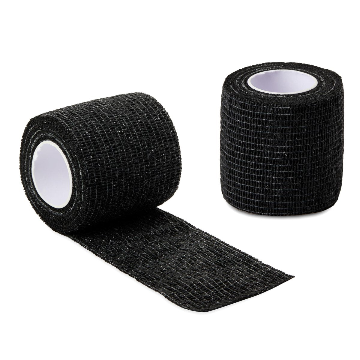 BISIBITA2 Sensi Wrap Grip Cover Sport Selbstklebende Bandage 2 Zoll x 5 Yards 24 Stück (Schwarz)