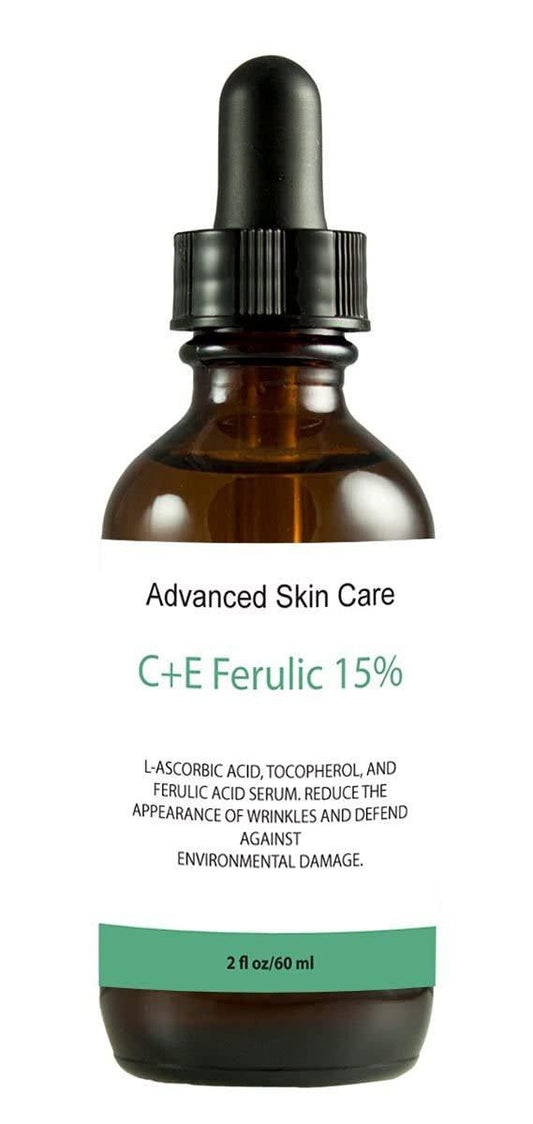 CE Ferulic Serum mit 15% L-Ascorbinsäure, Vitamin E & Ferulasäure – Große 2-Unzen-Flasche (Vergleichbar mit Skin Ceut.)