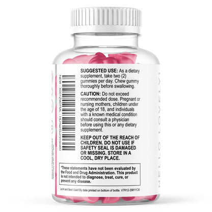 Haar-Vitamin Gummibärchen für Haarwachstum – Beauty-Komplex für Haare, Haut & Nägel mit 5000 mcg Biotin pro Portion – Fördert dichteres, stärkeres, strahlendes Haar für Frauen & Männer, Beerengeschmack – 60 Gummibärchen