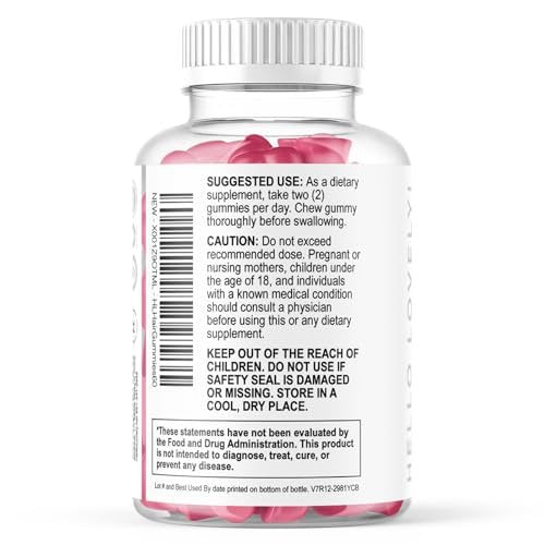 Haar-Vitamin Gummibärchen für Haarwachstum – Beauty-Komplex für Haare, Haut & Nägel mit 5000 mcg Biotin pro Portion – Fördert dichteres, stärkeres, strahlendes Haar für Frauen & Männer, Beerengeschmack – 60 Gummibärchen