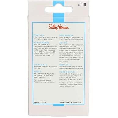 Sally Hansen Double Duty Base & Top Coat – Klarlack 2er-Pack (0,45 fl oz)