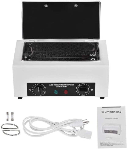 300W Wärmesterilisator NV-210 mit Timer – Desinfektionsbox für Nagel- und Friseurwerkzeuge, Salonausstattung