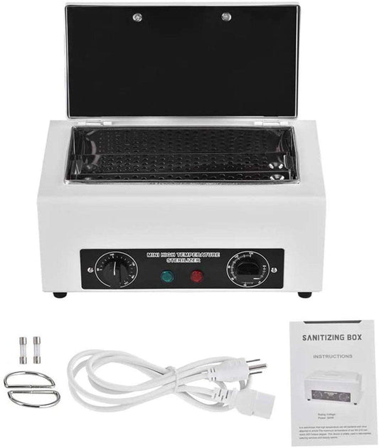 300W Wärmesterilisator NV-210 mit Timer – Desinfektionsbox für Nagel- und Friseurwerkzeuge, Salonausstattung