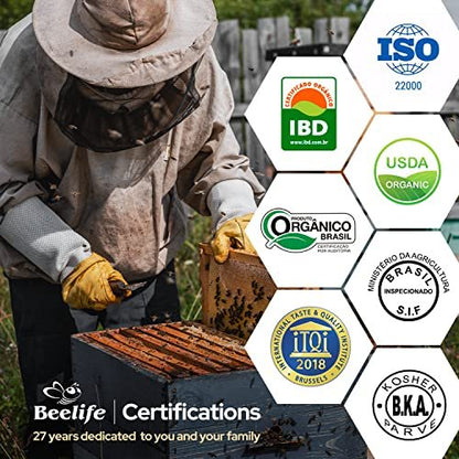Beelife Propoflex Bio-Propolis Extrakt Organisch – Hoher Artepillin-C-Gehalt, Antioxidantienreiches Nahrungsergänzungsmittel für das allgemeine Wohlbefinden – Natürlich & Koscher – Hergestellt in Brasilien, 30 ml