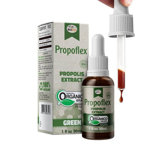Beelife Propoflex Bio-Propolis Extrakt Organisch – Hoher Artepillin-C-Gehalt, Antioxidantienreiches Nahrungsergänzungsmittel für das allgemeine Wohlbefinden – Natürlich & Koscher – Hergestellt in Brasilien, 30 ml