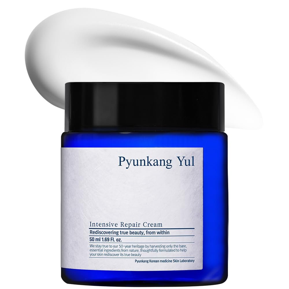 Pyunkang Yul PKY Intensive Repair Cream - Ceramide-Feuchtigkeitscreme für trockene Haut mit Sheabutter & Macadamianöl, 50 ml