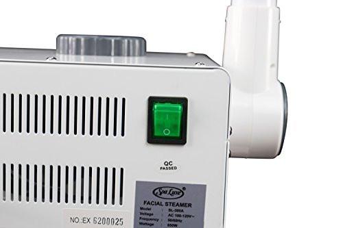 Spa Luxe Professioneller Gesichtsdampfer mit LED-Vergrößerungslampe – 2-in-1 Digitalsteuerung, Aromatherapie, Kosmetikzubehör für Schönheitssalon, Spa und Zuhause