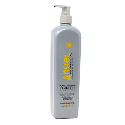 Angel Paris Professional Pearl Glossing Shampoo für weißes, graues oder blondes Haar, 470 ml