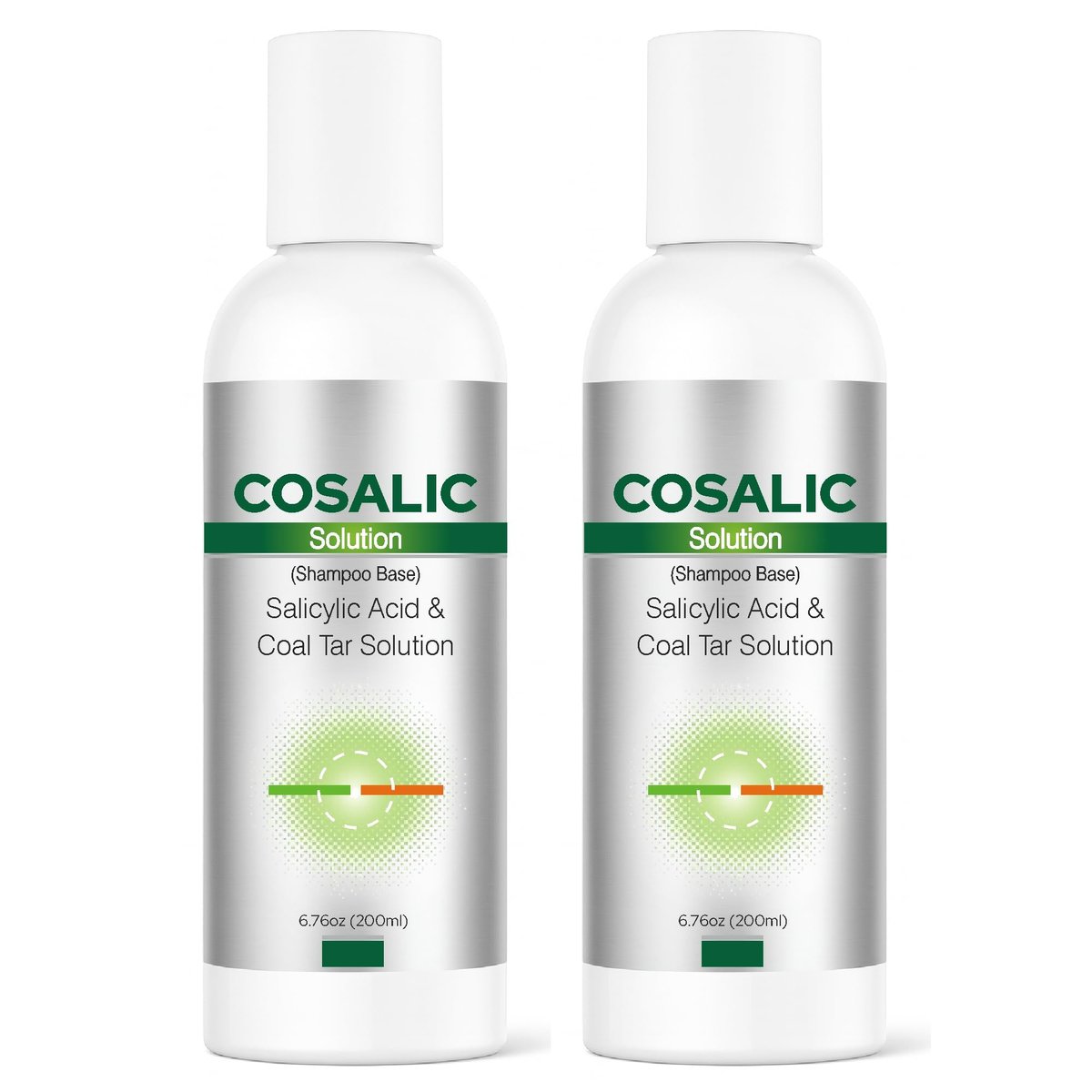 SALVE Cosalic Shampoo Lösung (200 ml / 6,76 fl oz) im 2er-Pack mit Salicylsäure und Steinkohlenteer für schuppenanfällige und psoriasis-anfällige Kopfhaut