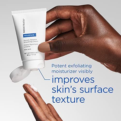 NEOSTRATA GLYCOLIC RENEWAL Glättende Creme – Texturverfeinernde Feuchtigkeitscreme mit Glykolsäure und Zitronensäure, Sheabutter, nicht komedogen, 40 ml