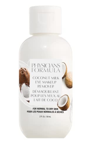 Physicians Formula Augen-Make-up-Entferner Kokosmilch – Wasserfester Make-up-Entferner, dermatologisch getestet, ölfrei, für empfindliche Haut, 59 ml (1er-Pack)