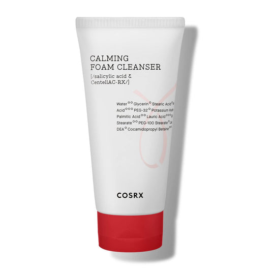 COSRX AC Collection Calming Foam Cleanser – Beruhigender Schaumreiniger mit Salicylsäure gegen Akne, 150 ml
