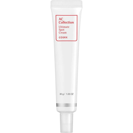 COSRX AC Collection Ultimate Spot Cream 30g – Akne-Fleckenbehandlung, tierversuchsfrei, parabenfrei, koreanische Hautpflege