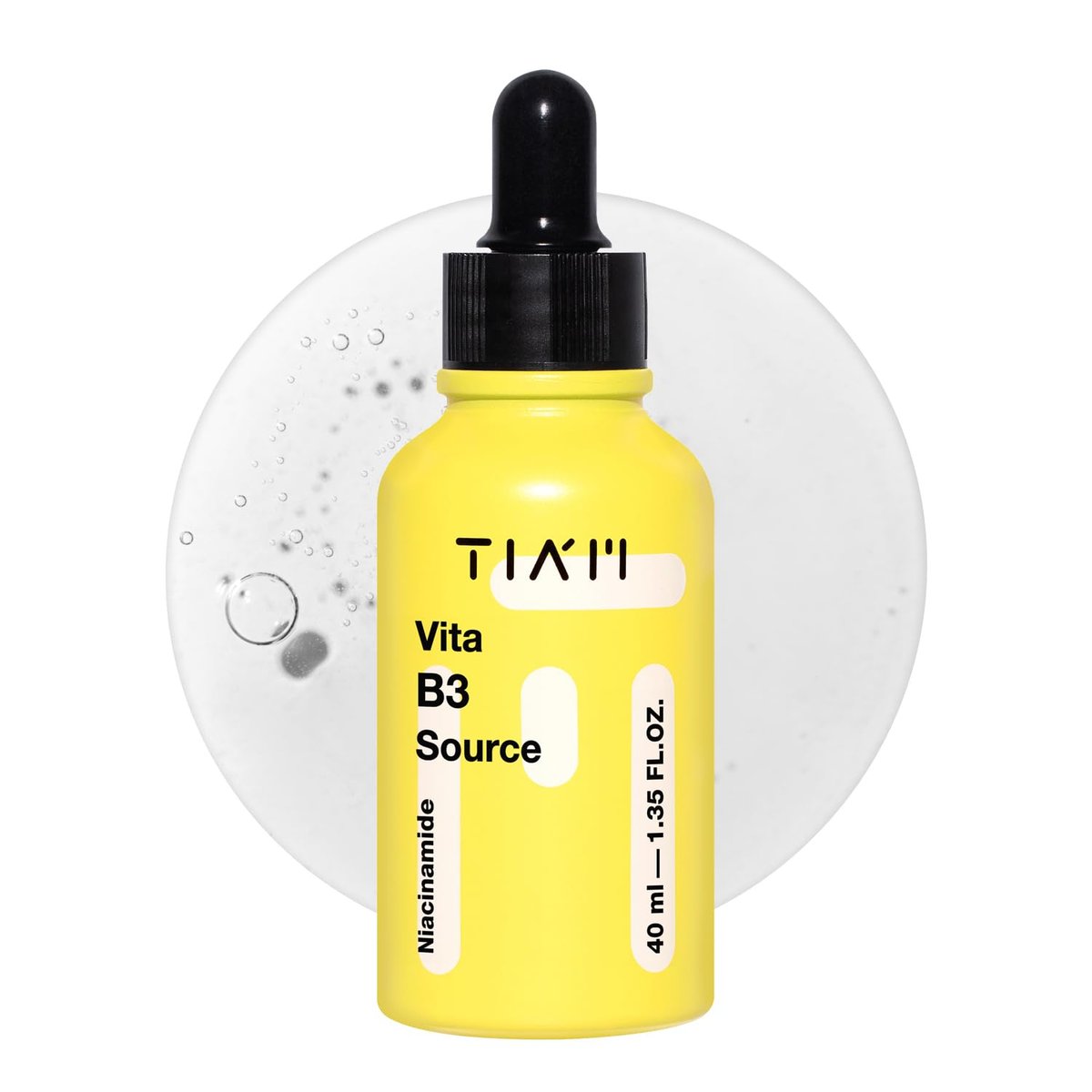 TIAM Vita B3 Source Niacinamid 10% + Arbutin 2% – Ausgleichende Gesichtsbehandlung für ungleichmäßigen Hautton, 40 ml