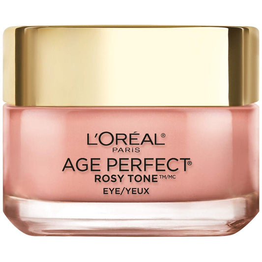L'Oréal Paris Age Perfect Rosy Tone Anti-Aging Augencreme gegen dunkle Augenringe & Fältchen, 15 ml