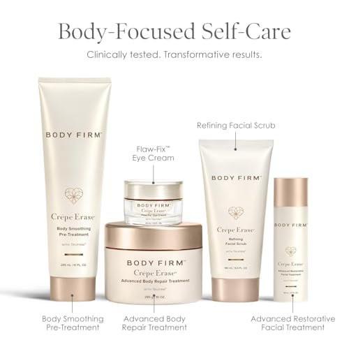 BODY FIRM Crepe Erase Flaw-Fix Augencreme - Anti-Aging Faltencreme gegen Schwellungen, Augenringe, Fältchen und müde Augen, 15 ml