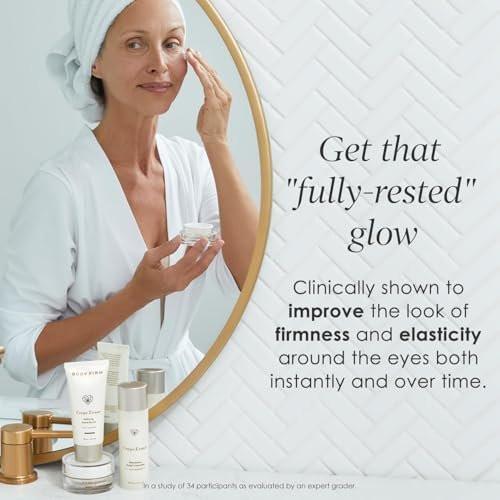 BODY FIRM Crepe Erase Flaw-Fix Augencreme - Anti-Aging Faltencreme gegen Schwellungen, Augenringe, Fältchen und müde Augen, 15 ml
