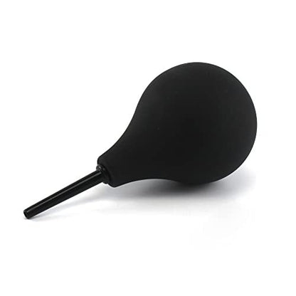 TopQuaFocus 8 Unzen Einlaufballon-Set – Anal- und Vaginaldusche mit Silikonballon und 4 auswechselbaren Aufsätzen, 224ml (5-teilig), Schwarz