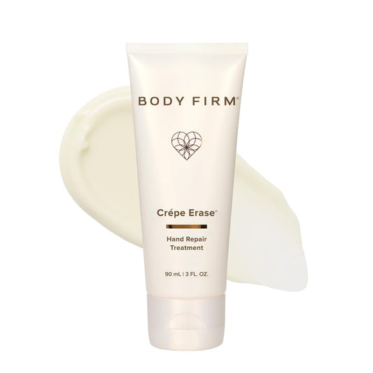 BODY FIRM Crepe Erase Hand Repair Treatment – Anti-Aging Handcreme mit Sheabutter, Vitamin E und Squalan für trockene, rissige Hände, 3 fl oz