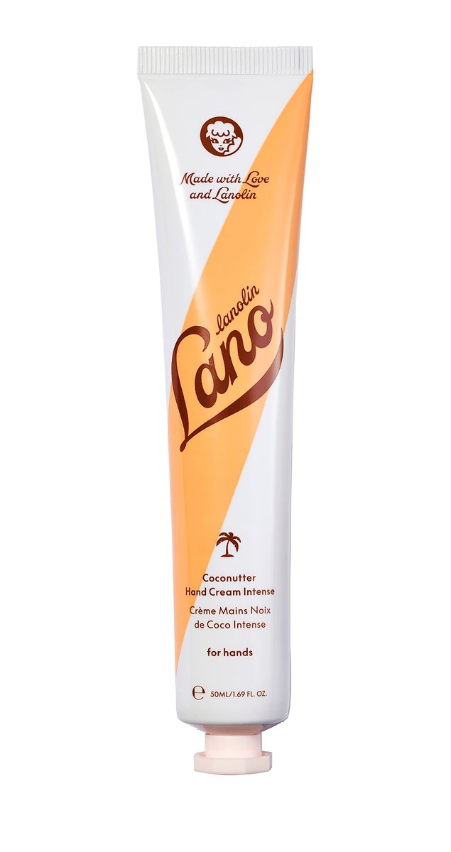 Lanolips Handcreme - Lanolin Lotion mit Kokosöl, Sheabutter & Vitamin E - Hand- & Nagelhautcreme für trockene, rissige Hände - Tierversuchsfrei, dermatologisch getestet - Coconutter (50 ml / 1,69 fl oz)